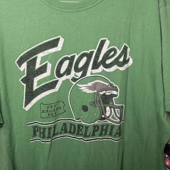 Philadelphia Eagles Fly Eagles Fly 47 Brand NFL T Shirt. Size XXL. New with tag - Picture 3 of 5